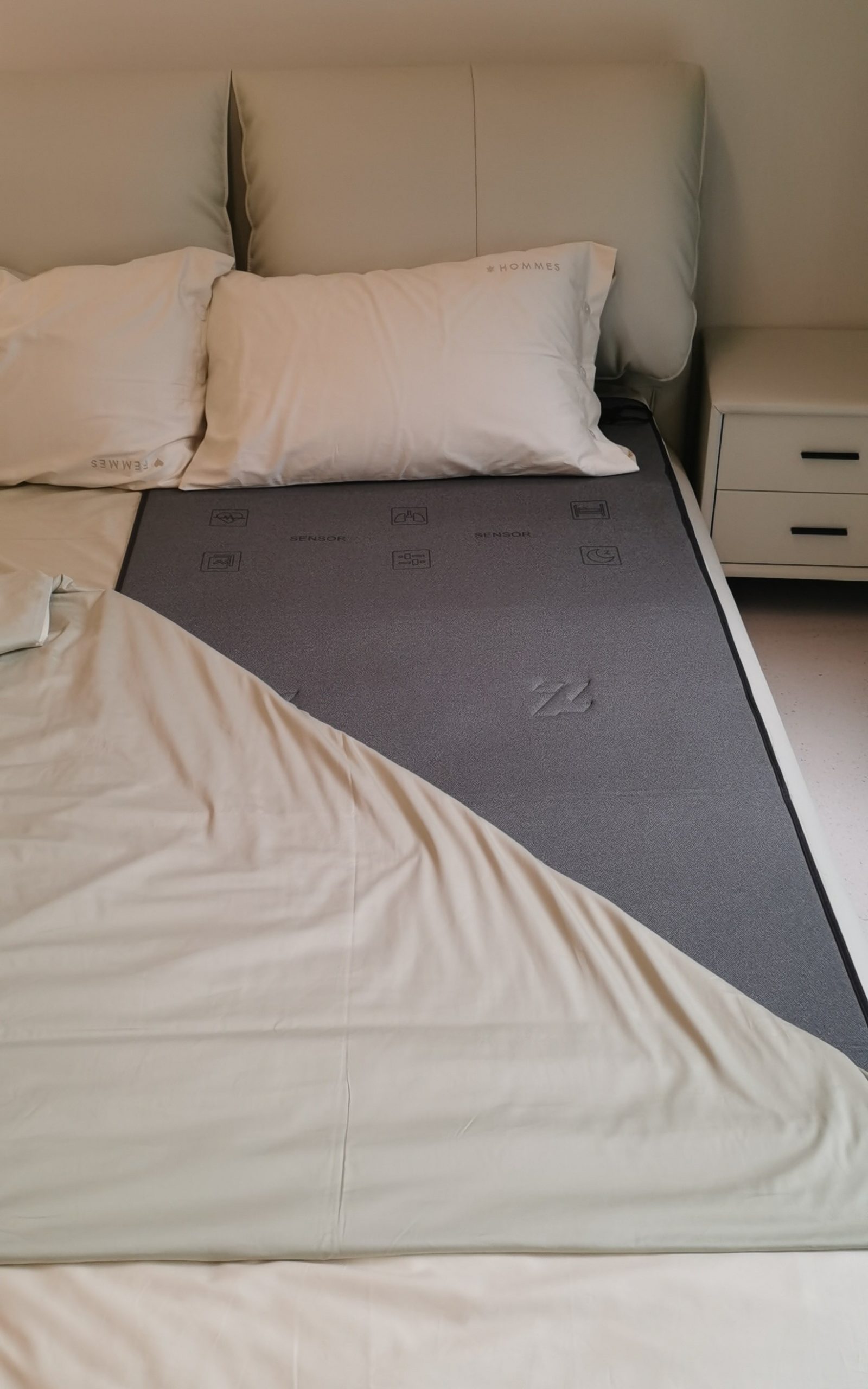 Digital Care Heating Mat on Bed